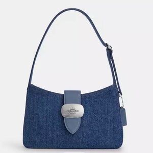 Coach  Eliza Shoulder Bag In Signature Denim